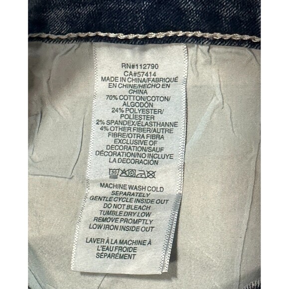 NWT True Religion Women Jeans 28 Jennie Crystal Viper Mid Rise Curvy Skinny $179 - Picture 9 of 13